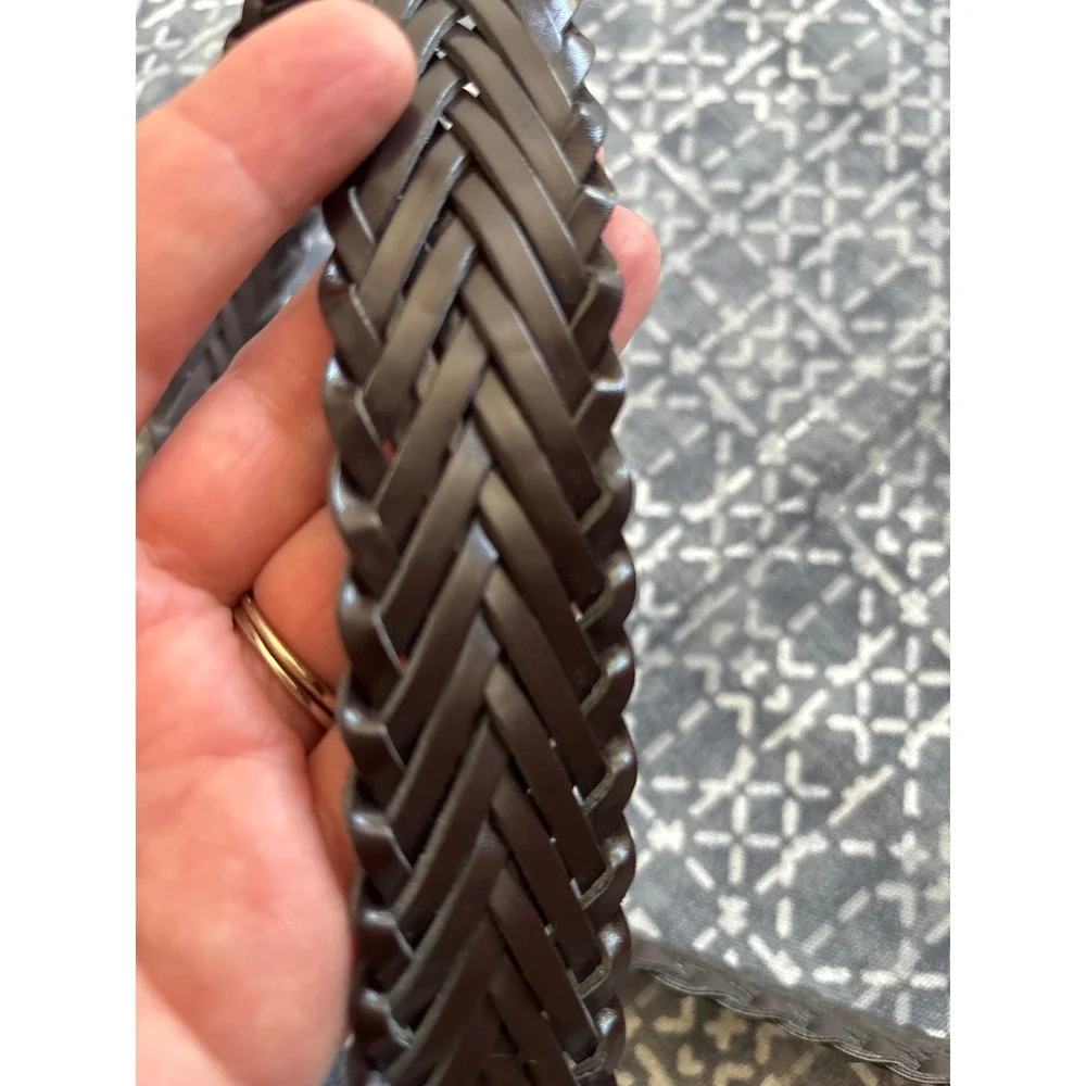 Wonder Nation Braided Belt Kids Small Brown Adjustable New Woven School Uniform